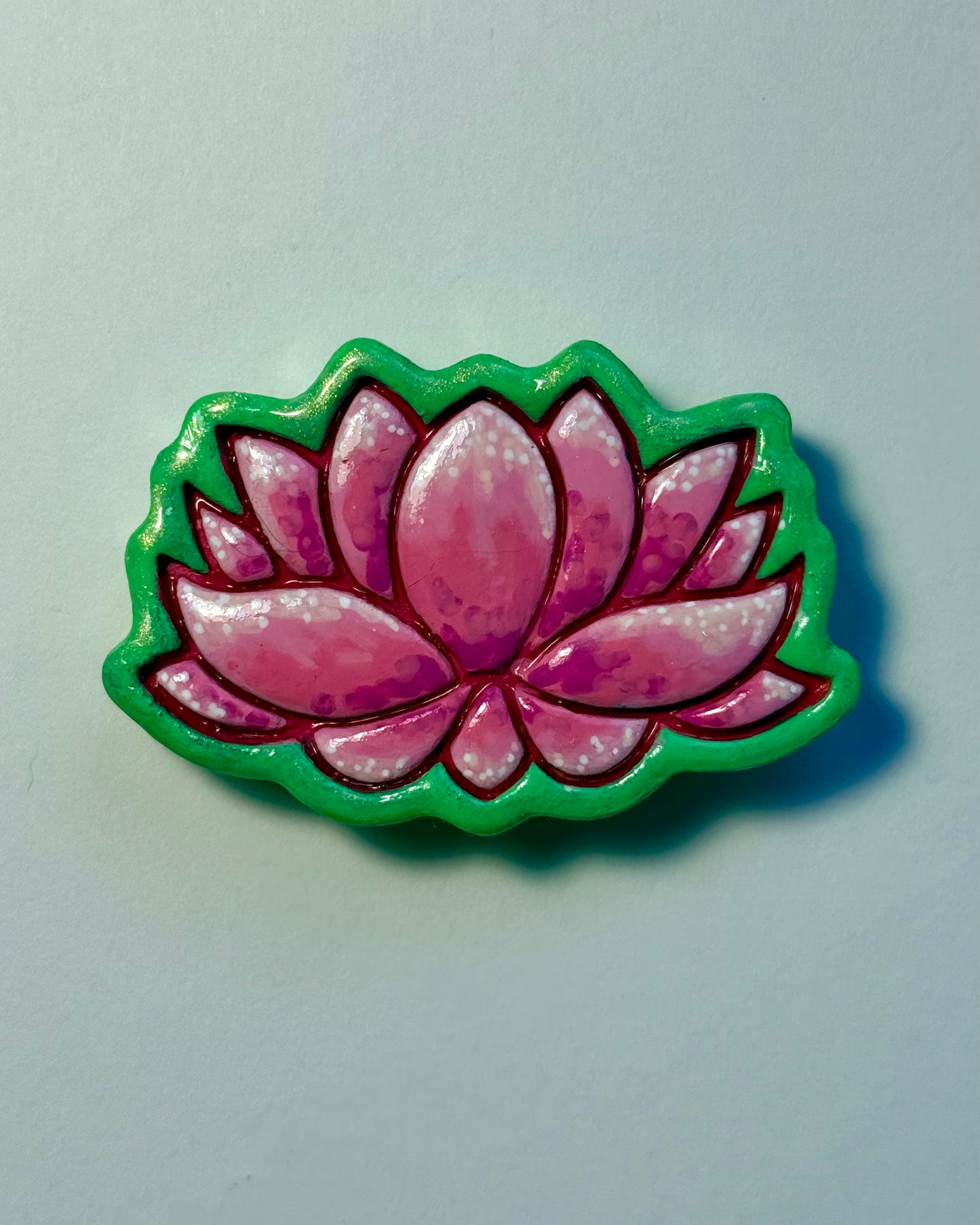 Clay Magnet Floral