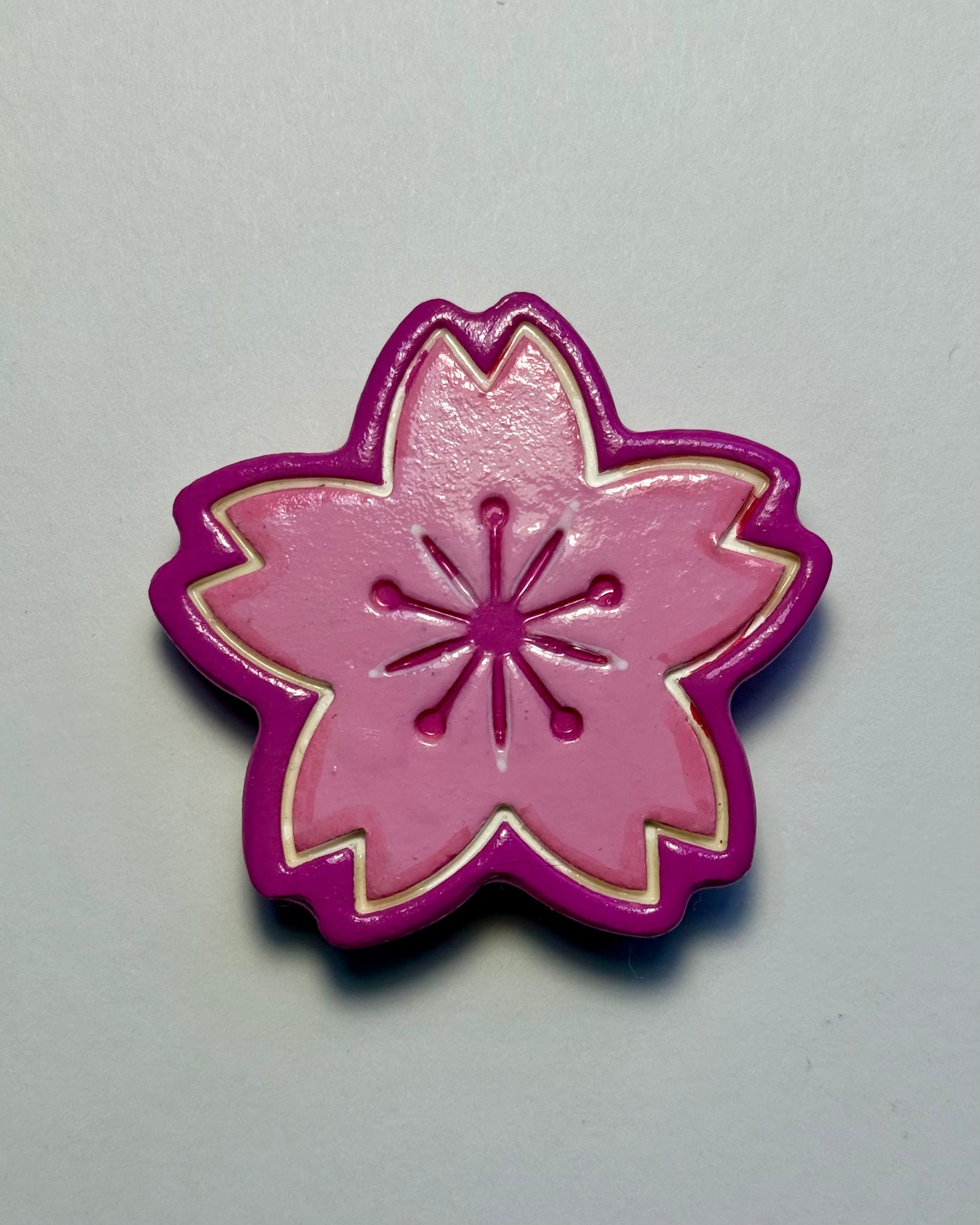 Clay Magnet Floral