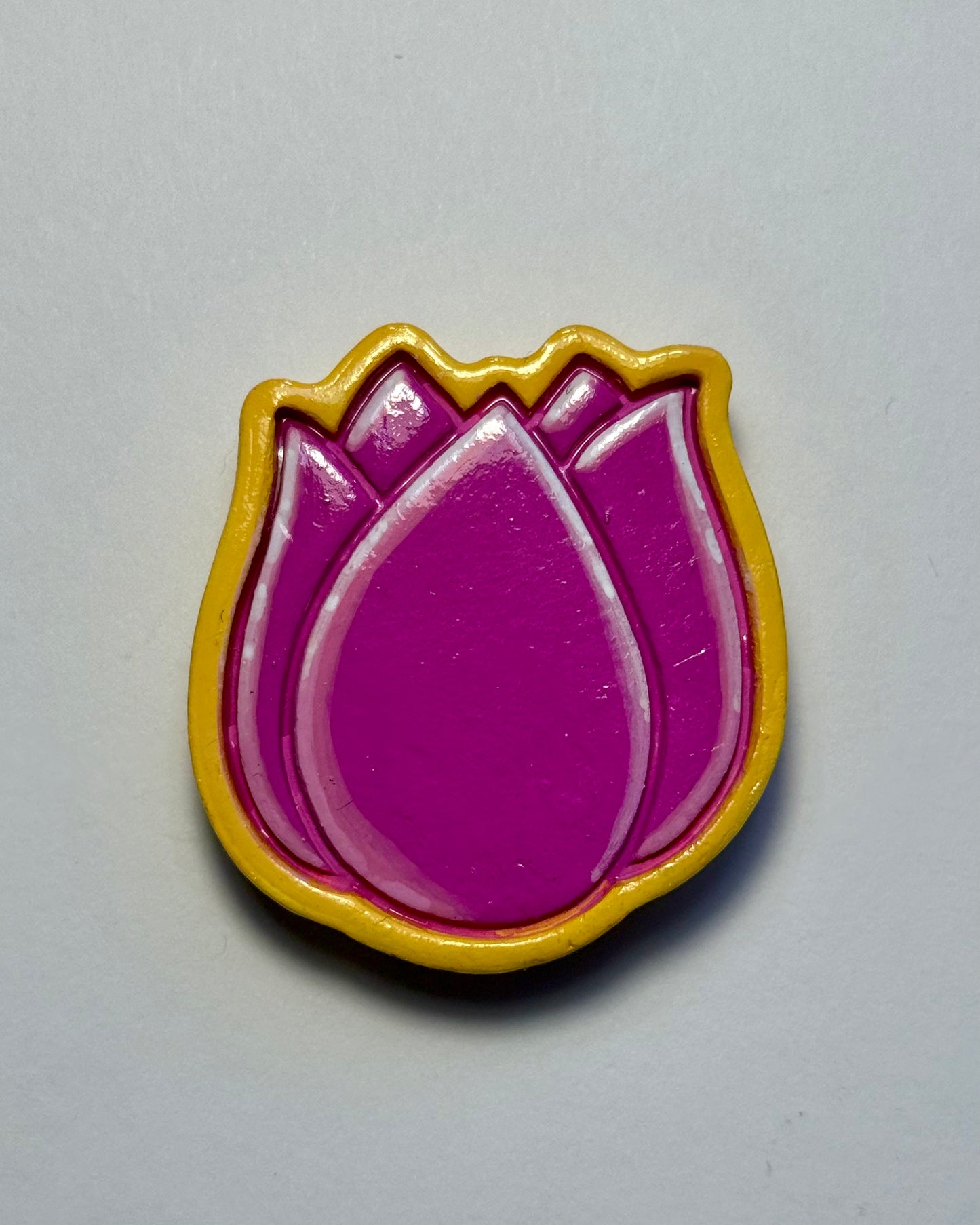 Clay Magnet Floral