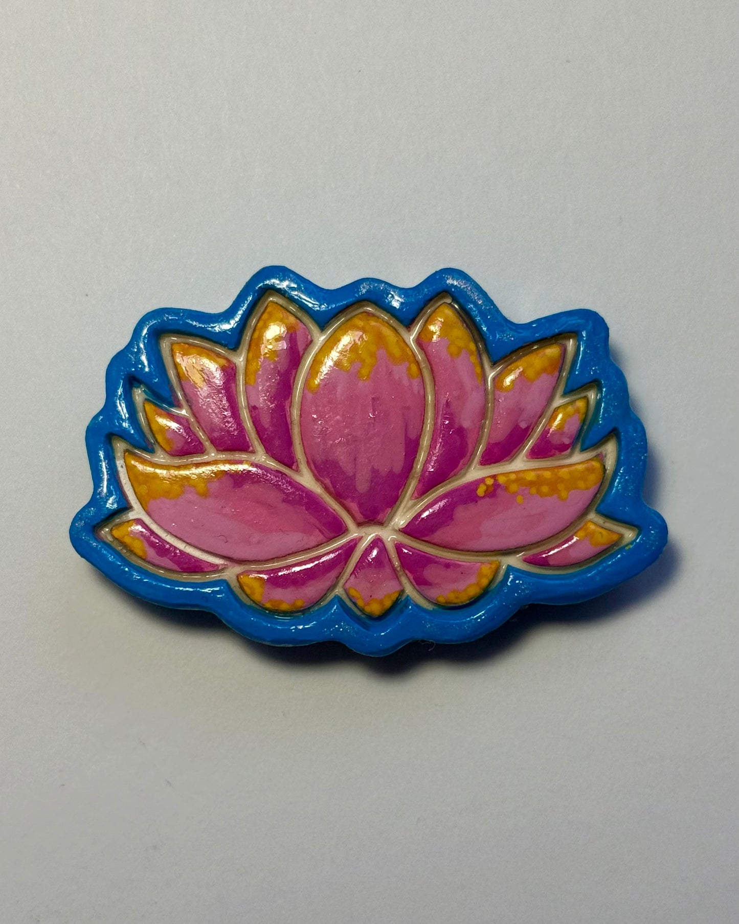 Clay Magnet Floral